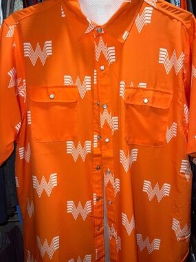Whataburger Short-Sleeve Button-Up Shirt